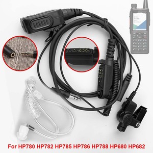 Micro-casque PTT à clip pour conduit d'<span class=keywords><strong>air</strong></span>, accessoires pour talkie-walkie Hytera HYT HP780 HP782 HP785 HP788 HP685 HP686 - Product Image 1
