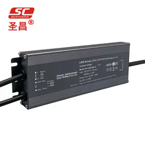 Ul FCC 12v 24v 30w 60w 96w 100w 150w 200w 300w dali ayarlanabilir led sürücü güç kaynağı