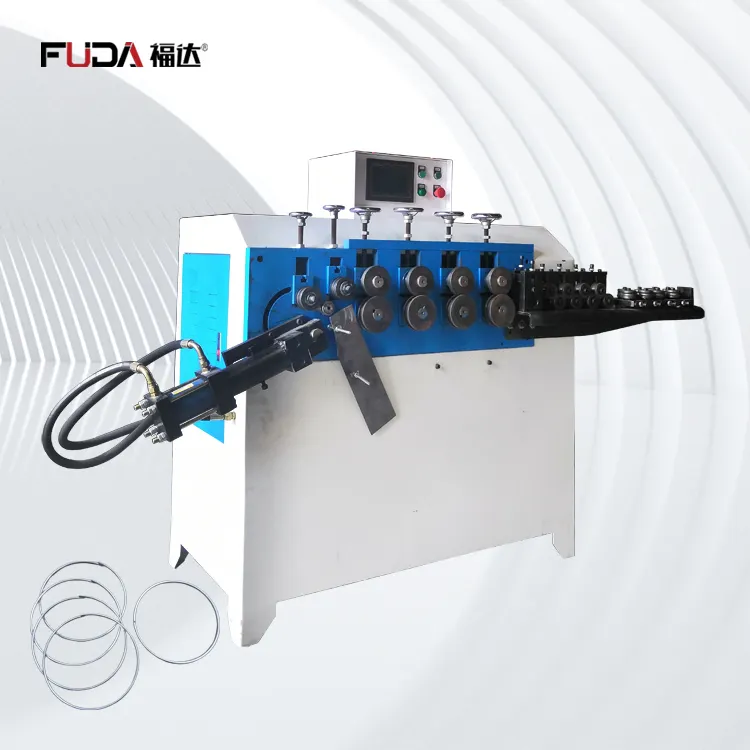 Kuş kafesi fan ızgarası kepçe kelepçesi üretim bender makinesi otomatik cnc hidrolik servo halka yapma makinesi