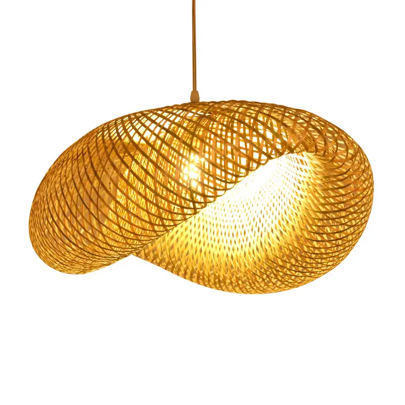 Потолочные светильники изготовлены из ротанга, новый, уникальный дизайн, изготовленный в Вьетнаме, Бамбуковая потолочная лампа для украшения