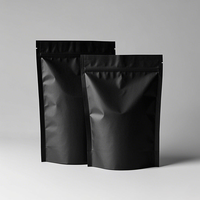 Différents styles de sachets à fond plat avec impression de logo personnalisée et options de taille, refermables, de qualité alimentaire, écologiques