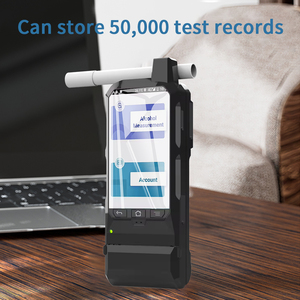 Testeur d'<span class=keywords><strong>alcool</strong></span> professionnel 2024 avec imprimante intégrée, prise en charge de la carte SIM, visualisation des données en temps réel, positionnement GPS Beidou, écran OLED 4 pouces - Product Image 5