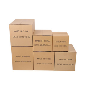 Boîte en carton pour expédition 60x40x40cm 50x40x40cm 45x40x40cm 60x40x50cm 45x35x30cm 30x30x30cm Fabriqué en Chine Extra Résistant - Product Image 1