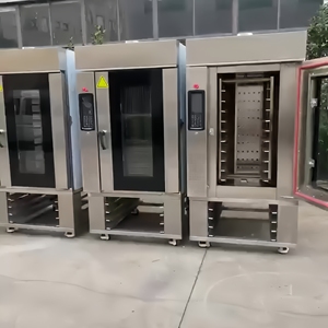 <span class=keywords><strong>Four</strong></span> à convection rotatif <span class=keywords><strong>électrique</strong></span> à 10 plateaux avec contrôle numérique, circulation d'air chaud, chauffage uniforme pour boulangerie, usine, moulin à farine - Product Image 5