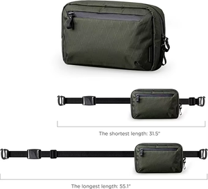 OEM Unisex wasserdichte multitalentierte Taillen tasche Reiß verschluss Verschluss Herren Xpac Nylon Functional Portable Wind Storage Sling Bag Outdoor - Product Image 2