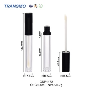 Nuevo Producto: Tubo de Brillo Labial Personalizado, Envase Vacío de 8ml, Tubo Delgado de PETG para Brillo Labial, Material para Empaque de Maquillaje - Product Image 2