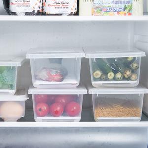 Refrigerador transparente <span class=keywords><strong>rectangular</strong></span>, gabinete de almacenamiento de granos, caja de plástico, suelo de drenaje - Product Image 4