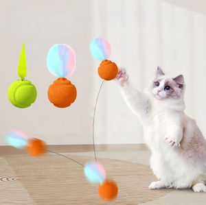 Jouet interactif pour chien à boule de saut intelligente USB, nouvelle version améliorée, entraînement automatique pour chien et <span class=keywords><strong>chat</strong></span>, jouet interactif à mouvement automatique - Product Image 2