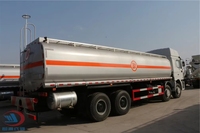 Camion-citerne Shacman 34000L pour distribution d'essence, camion-citerne 34CBM pour transport de carburant aérien