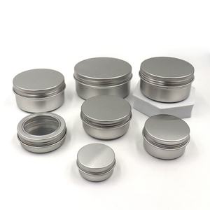 Pots en aluminium vides de 5 ml, 10 ml, 15 ml pour crème, baume, bougies, emballages cosmétiques, contenants ronds de rangement, mini boîtes métalliques - Product Image 4