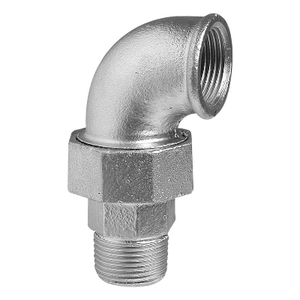 Raccordo a gomito piatto 90° MF 1 1/2 pollici per condotti e raccordi - Product Image 1