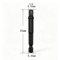 40CR-V Stahl 3-teiliger Bit-Steckschlüssel-Adapter-Satz mit Chrom-Finish für Heimwerker, mit 1/2, 3/8, 1/4 Zoll Antriebsgrößen für Elektrobohrer
