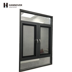 Hannover tùy chỉnh đúc sẵn cửa sổ và cửa ra vào khung nhôm nhà biệt thự cửa sổ với kính đôi để bán - Product Image 2