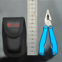 Mini outils de survie de Camping en plein air portables couteau pliant pince multifonction