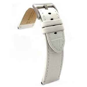 Correa de reloj Diloy de lujo de cuero genuino en relieve cocodrilo patrón de grano de cocodrilo 20mm piezas de repuesto de reloj de pulsera de alta calidad - Product Image 6