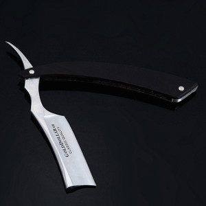 Navaja de Afeitar Recta de Seguridad W59 para Hombre, de Acero con Alto Contenido de Carbono Gold Dollar, Cuchillo de Afeitar Plegable, Soporte para Navaja de Acero Inoxidable - Product Image 3
