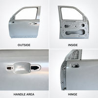 Ensemble de porte avant gauche de voiture OE 26137131P, coque de porte avant côté conducteur, compatible avec Wuling Yep Plus, accessoires de carrosserie automobile