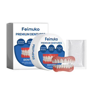 Nouvel arrivage : Kit de prothèses dentaires en silicone, couvre-dents, placages dentaires à clipser, prothèses complètes pour un <span class=keywords><strong>sourire</strong></span> éclatant et blanc - Product Image 1