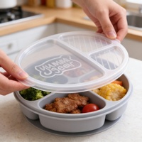 Boîte à lunch pliable en silicone sans BPA, conteneur portable avec fonction de conservation pour le stockage des aliments des enfants