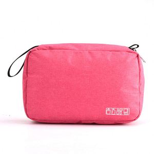 China Factory Custom Waterproof Portable Wash Bag Hanging Travel Organizer <b>Toilet</b> Cosmetic Bag with Hook - Product Image 1