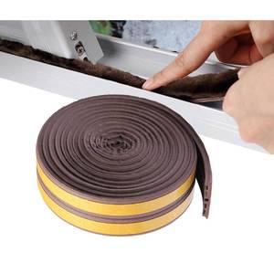 ประตูและหน้าต่างกันซึมขนาด9มม. X 6มทำจากยางดาวสีน้ำตาล - Product Image 3