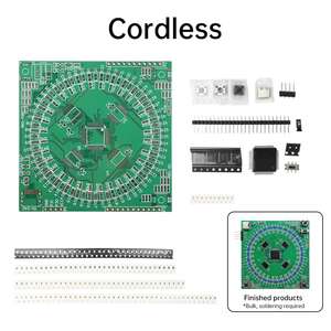 ไฟ LED สำหรับวิ่งชุด DIY <span class=keywords><strong>วงจร</strong></span>อิเล็กทรอนิกส์แบบง่ายโมดูลการสอนการทดลองบอร์ดฝึกหัดบัดกรี - Product Image 3