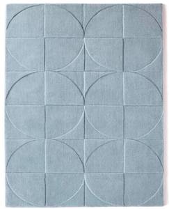 Tapis géométrique moderne tufté à la main avec envers en latex |   Tapis rectangulaire en peluche pour chambre et salon - Product Image 2