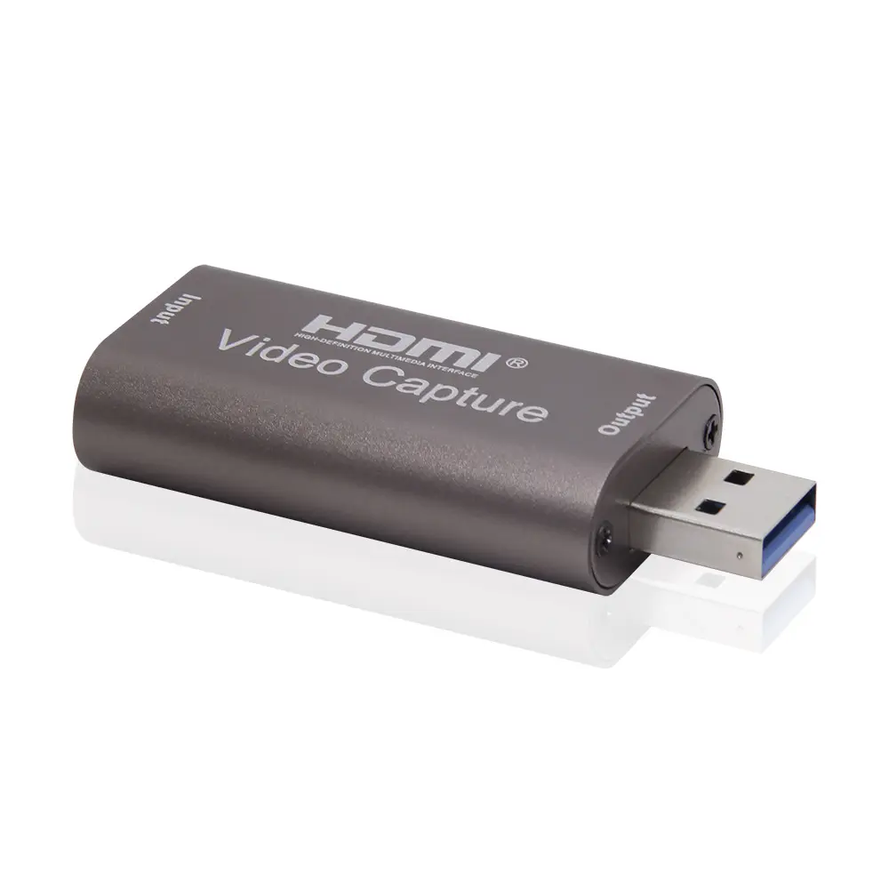 Oem usb2.0 para hdmi placa de captura, 1080p hdmi, gravador de vídeo para ensino on-line/transmissão ao vivo/outros acessórios de jogo