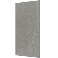 Carreaux en porcelaine polie effet marbre blanc de Carrare 600x1200, aspect travertin naturel, carreaux en céramique émaillée gris imitation marbre