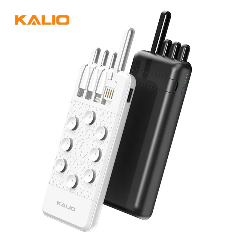 KALIO pengisap Power Bank portabel Mini Power Bank 100000mah pengisi daya ponsel dengan dudukan pabrik menjual baru 10000mah 10W