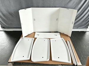 Table de comptoir de Promotion de supermarché PP avec sac de transport Oxford noir pour affichage alimentaire jus gâteau lait <span class=keywords><strong>avant</strong></span>-goût - Product Image 5