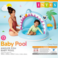 Original INTEX lanterne poisson gonflable bébé piscine ombre eau aire de jeux sable fosse océan balle fosse 58419