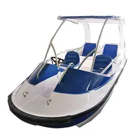Barco eléctrico moderno para 4 pasajeros, productos para parque de atracciones, barbacoa eléctrica