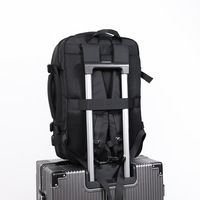 Sac à dos de voyage pour ordinateur portable en polyester imperméable grande capacité 20L 39L avec fermeture éclair USB, unisexe, logo personnalisé