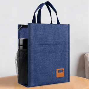 Sac fourre-tout en tissu Oxford grande capacité pour étudiants, idéal pour les cours privés, le rangement, les documents, les fournitures de bureau et scolaires - Product Image 1