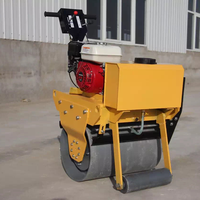 Double tambour vibratoire de machine concrète de compacteur de rouleau de route 2 tonnes 3 tonnes pour des machines et la construction de route