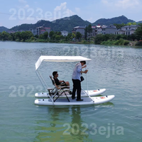Bateau gonflable populaire de style Drop Stitch pour la pêche en plein air, bateau électrique pour deux personnes