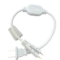 Haute précision en plastique 220V pont redresseur deux fils étanche LED bande lumière accessoires 2Pin prise éclairage accessoires