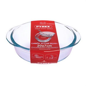 Pirofila en verre borosilicate (20x7cm) pour friteuse à air, transparente 207B100 7648 - Product Image 2