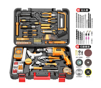 Kit combiné d'outils électriques multifonctionnels pour la maison : tournevis, meuleuse d'angle, perceuse à percussion – Vente en gros pour distributeurs