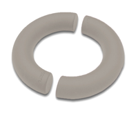 Haltères en silicone semi-circulaires antidérapants au toucher doux pour Pilates, salle de sport, studio, vente en gros