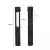 Lampe de travail LED multifonction portable étanche en ABS avec aimant, stylo-lampe, torche et lampe de réparation – Vente en gros à chaud