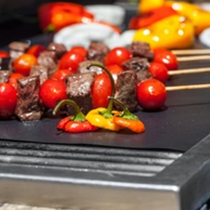 Ngoài trời niftii Đen Chrome 33x40cm 15.75x13inch bộ lớn của 2 không dính Đồng bánh pizza PTFE tái sử dụng BBQ nướng thảm - Product Image 5