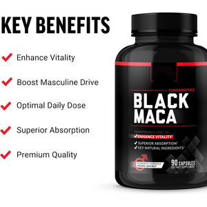 Siyah Maca kök kapsülleri bitkisel yardım erkek gücü için ekstra haplar - Product Image 2
