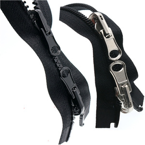 Tête de fermeture à glissière classique personnalisée simple double face de meilleure qualité curseur de fermeture à glissière en métal personnalisé curseur de fermeture à glissière en métal personnalisé - Product Image 4