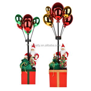 Foldable Santa Claus Lollipop <b>Christmas</b> Decorations Collapsible Toys OPP <b>Bag</b> Factory Outlet Textile Material Home Office Decor - Product Image 6