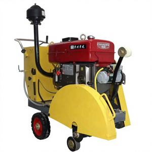 Q600 40L Grande scie à sol portative à moteur diesel 4 temps pour découpe de béton et de route, haute efficacité - Product Image 1