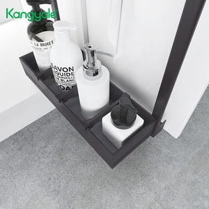 Modern Hot Sale <strong>Kitchen</strong> Cabinet <strong>Accessories</strong> Pull Out Shelves Under Sink Basket Base Cabinet <strong>Grey</strong> Side Pull Basket - Product Image 3