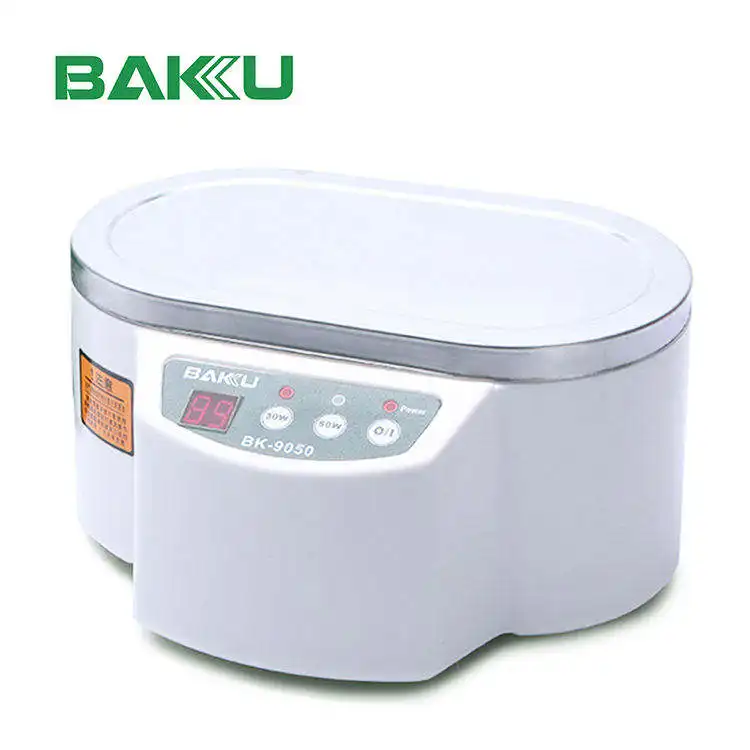 BAKOU Affichage Machine Machine À Laver 0.8L BK-9050 Utilisé Pour Téléphone Portable nettoyeur de bijoux ultrasonique professionnel