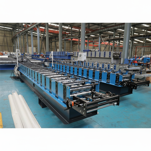 Revestimiento de acero sin costura portátil de pie que forma la máquina de fabricación de materiales de construcción altamente automatizada completamente automática - Product Image 1